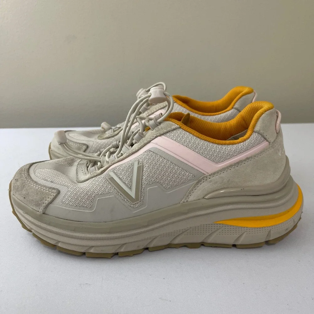 Vionic Walk Max‎ Sierra Sneakers Womens 6.5 Beige Pink Walking Water Resistant